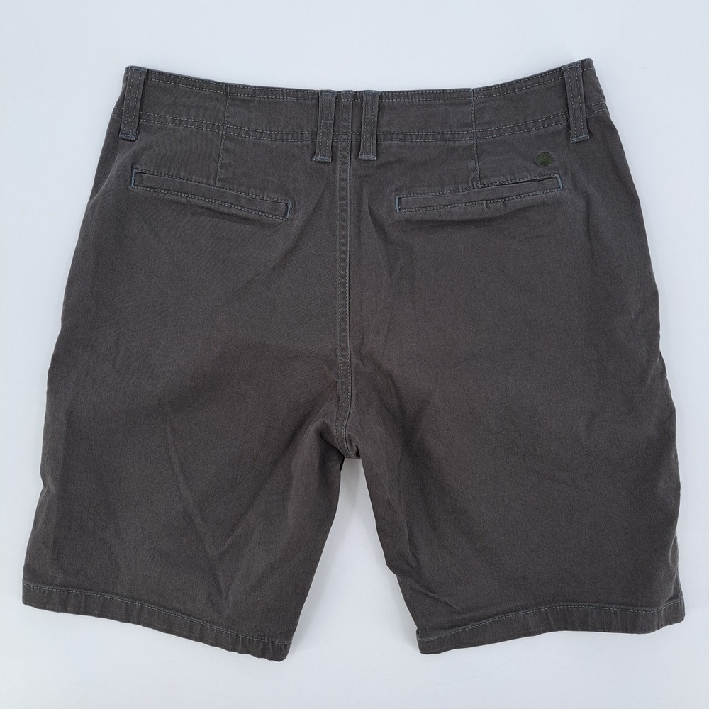 Lucky Brand Saturday Stretch Shorts Mens 30 Cotton Grey Solid 7MD2171 Casual - Picture 8 of 13